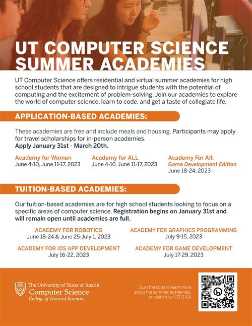  Summer Science Learning Opportunities for incoming ninth graders 